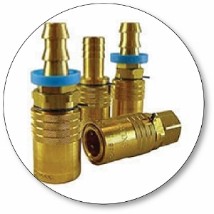 Plastixs Quick Connect Brass Water Couplers