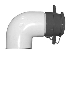 #294 Female Dry Hydrant 90 Elbow
