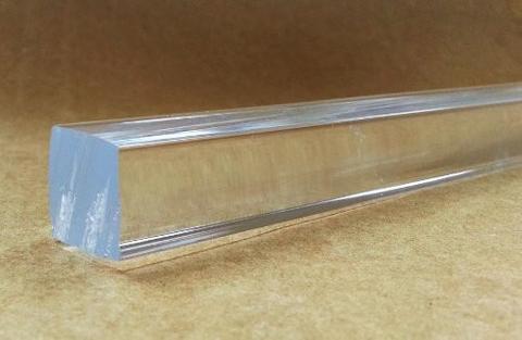 Clear Extruded Acrylic Square Rod