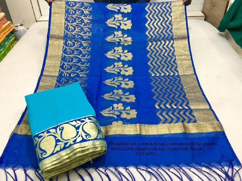 Banarasi chanderi suits