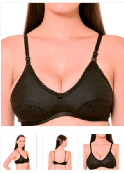 Textile Fabric Cotton Black Bra, for Regular, Feature : Perfect Fitting, Fine Stitching, Trendy Look