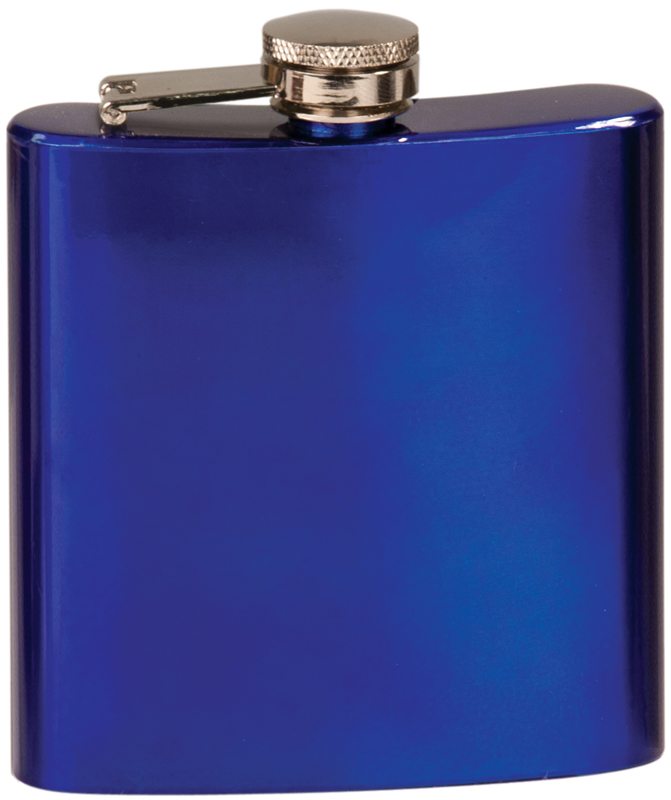 Gloss Blue Stainless Steel Flask