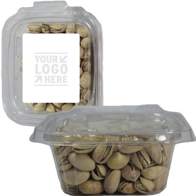 Square Safe-T Fresh Container With Pistachios Nuts