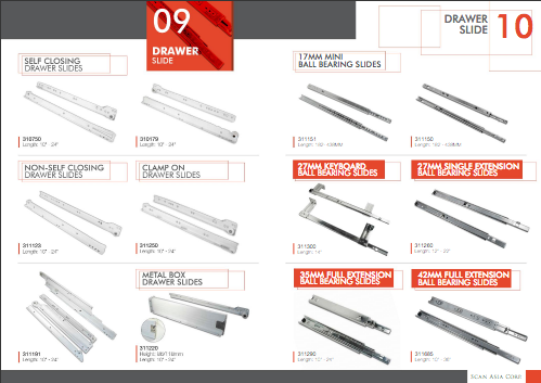 Drawer Slides Manufacturer In Taipei Taiwan By Scan Asia