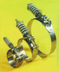 SPRING-LOADED BAND CLAMPS
