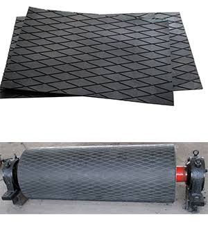 Diamond pulley lagging Rubber sheet