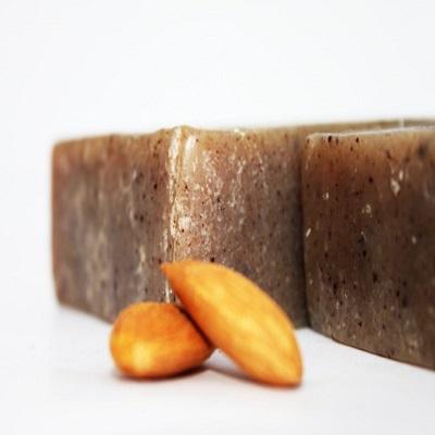 Square Chandan ayurvedic handmade soap, for Bathing, Form : Solid