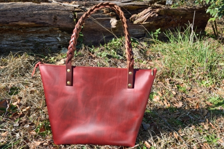 Handmade Horween Leather Tote Bag