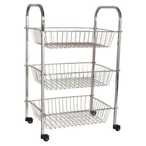 Stainless Steel Kitchen Trolley, Feature : High Strength
