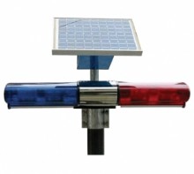 Solar Power Light Bar for Road Safety