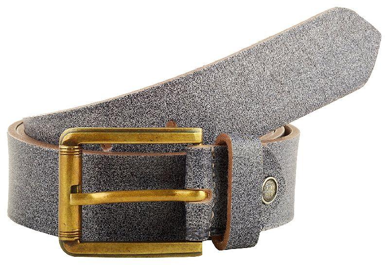 Grey Color Leather Belt