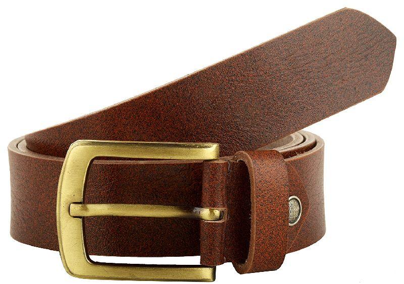 Pecan Brown Color Leather Belt