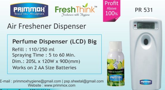 Automatic Air freshener Dispenser (LCD) Big