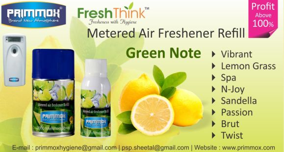 Green Note Air Freshener Refill
