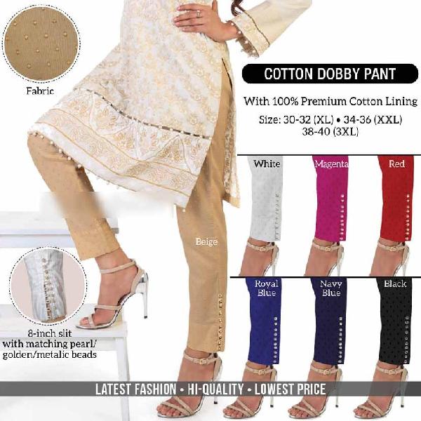 Cotton Dobby Pant