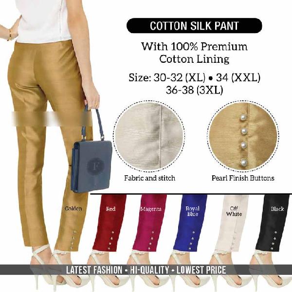 Cotton Silk Pant