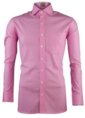 Mens Plain Pink Formal Shirts