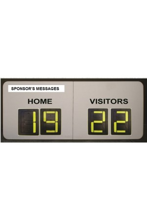 4 Digit Rugby Small Self Supporting Scoreboard
