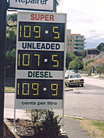 Petrol Price Board