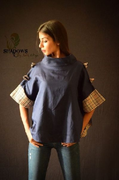 Ladies Cotton Silk Top