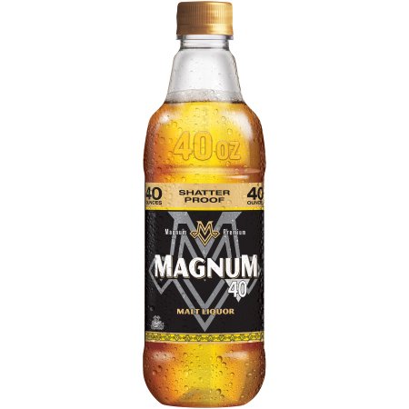 40 FL OZ Magnum Malt Liquor Glass Bottle