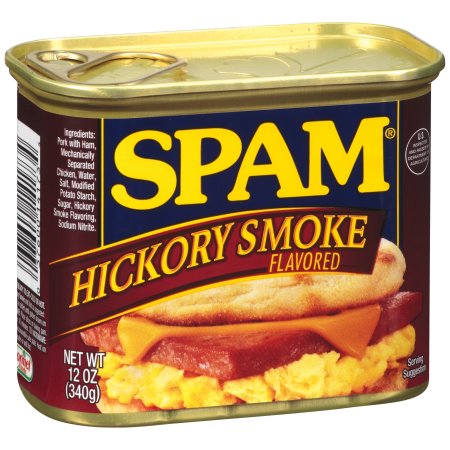 12 OZ Spam Hickory Smoke Flavored Canned Meat