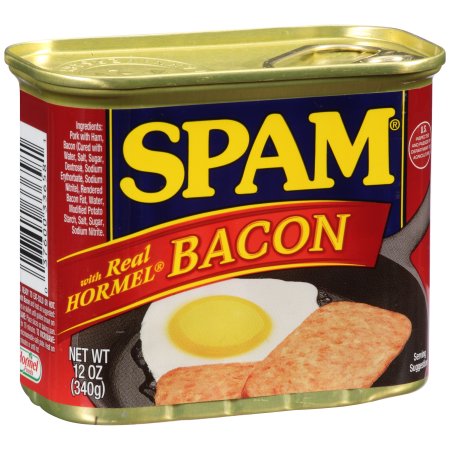 12 OZ Spam With Bacon Pork & Ham Canned Meat