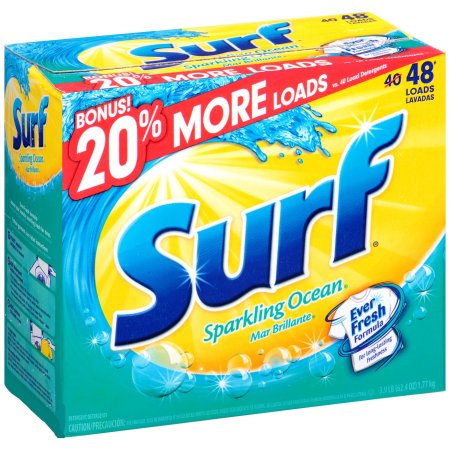62.4 OZ Surf Sparkling Ocean Laundry Detergent Powder