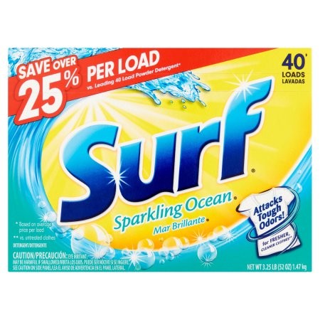 52 OZ Surf Sparkling Ocean Laundry Detergent Powder