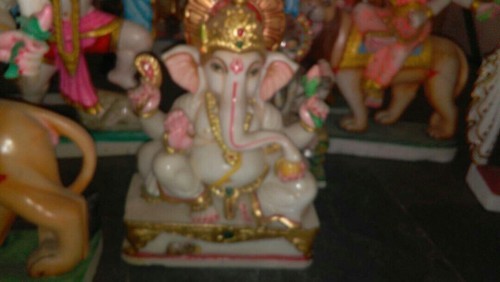 ganesh marble statue