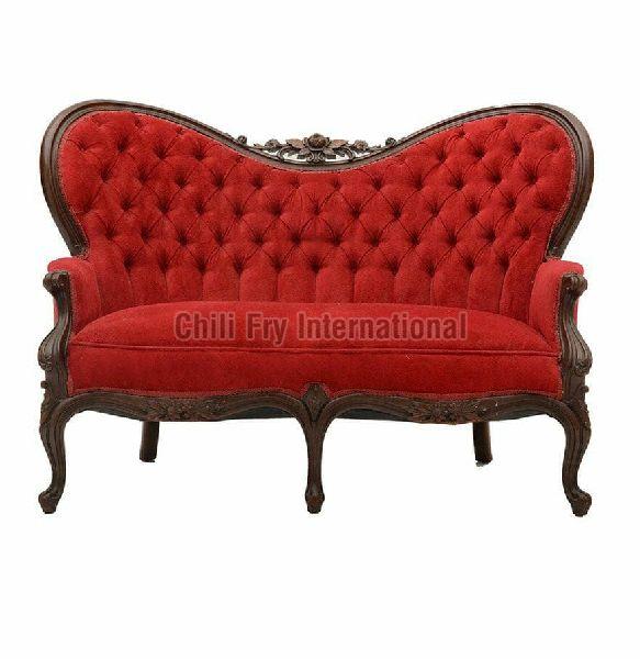 Rosewood made Butterfly Style Culted Back 3 Seater