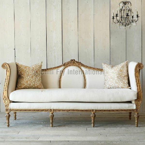 Cabriole Sofa with Excellent Carving