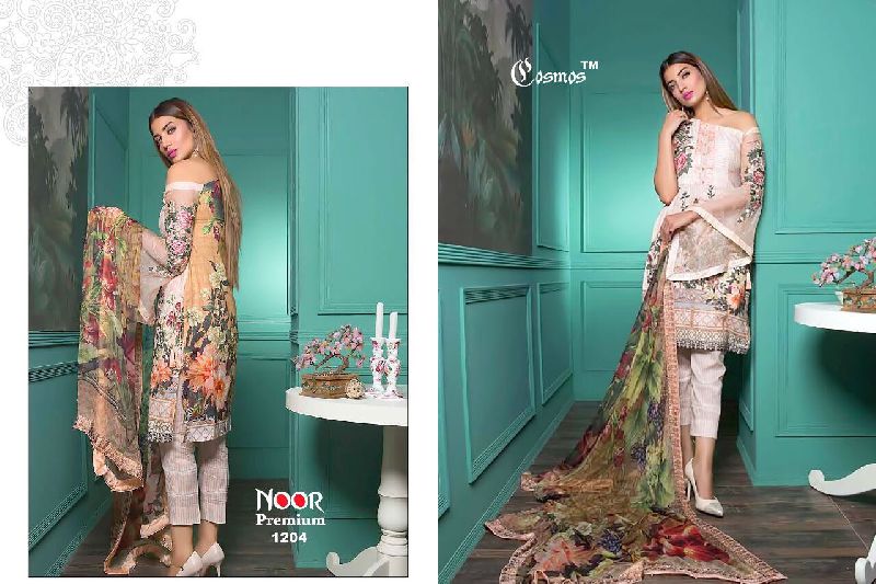 cosmos noor premium glace cotton suits