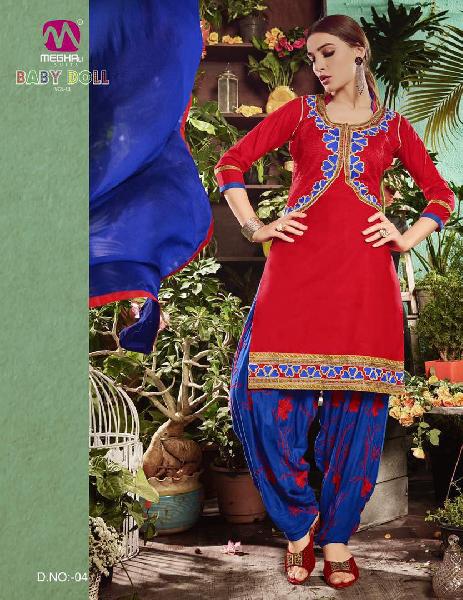 Meghali baby doll vol33 cotton suits