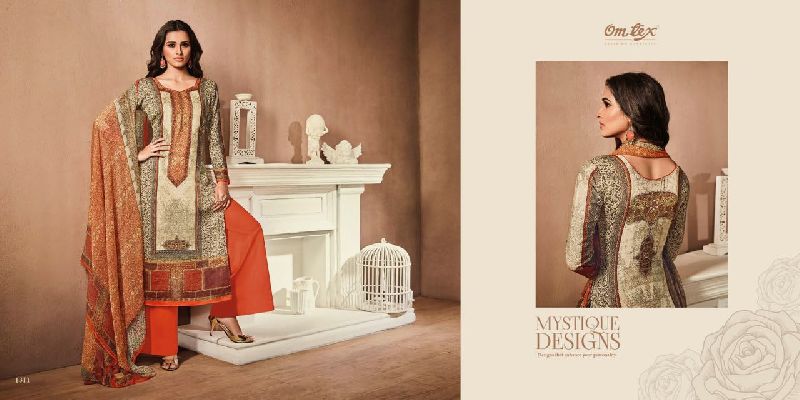 Omtex Nevena Cotton Printed Suits With Plazo Bottom At Wholesale
