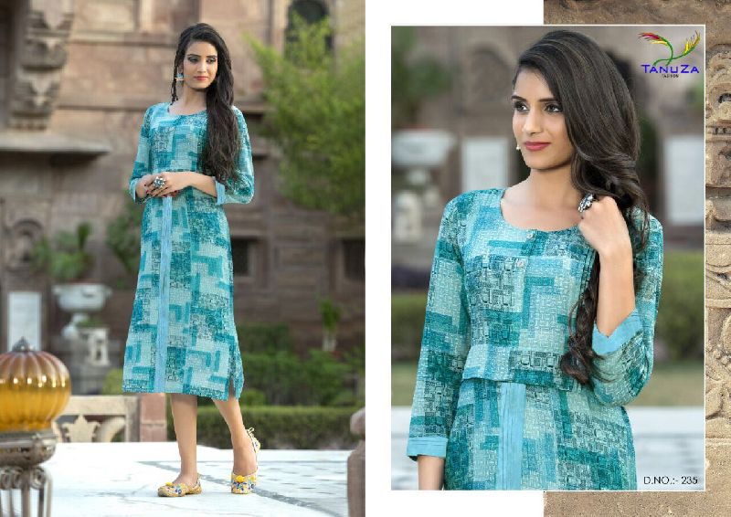 We Women Ethnics Presenting Element Special Fancy Soft Mall Kurti Collection