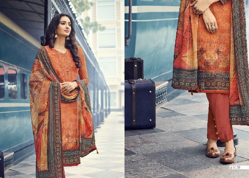 Varshaa bridaa georgette digital printed suits at wholesale available