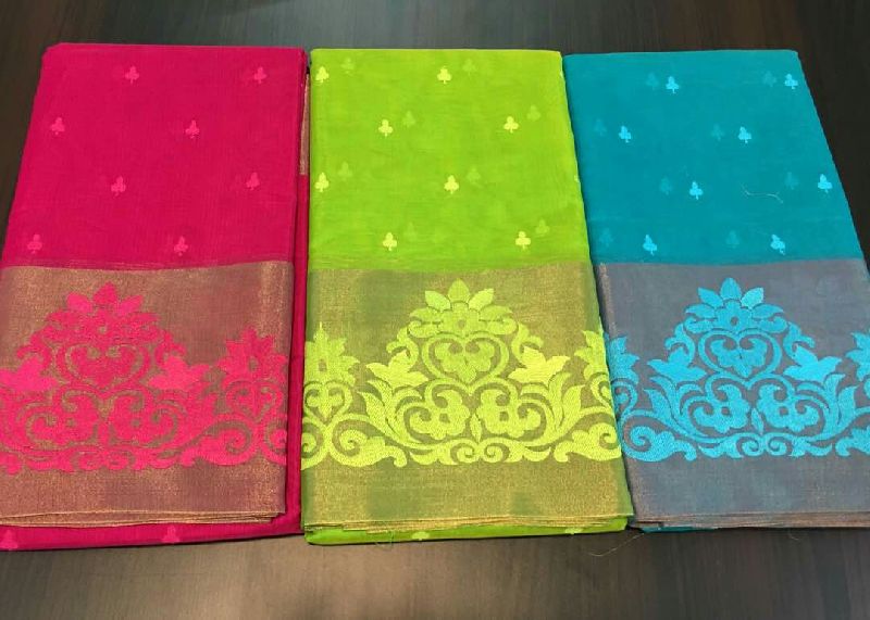 handloom chanderi silk embroidered sarees
