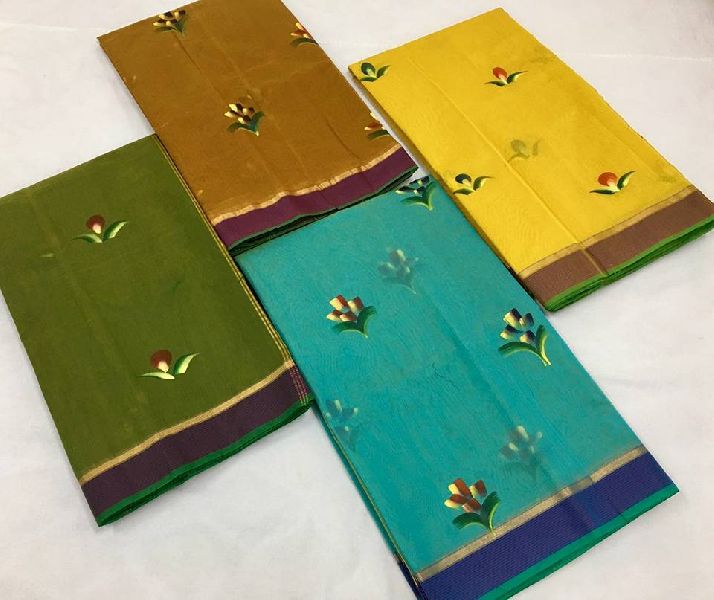 handpainted butta sico gadwal sarees