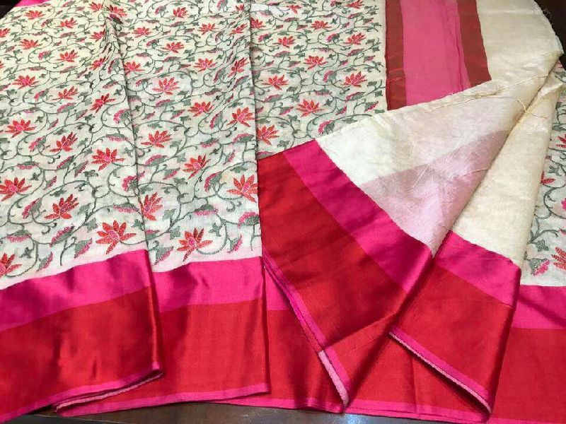 maheswari silk sarees with full embroidery work