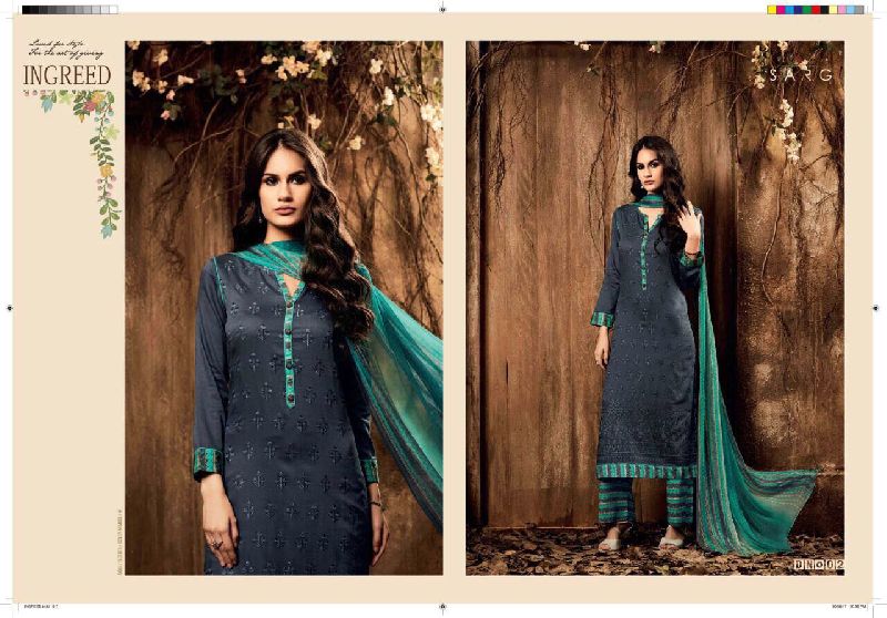 sarg ingreed cotton satin lawn suits