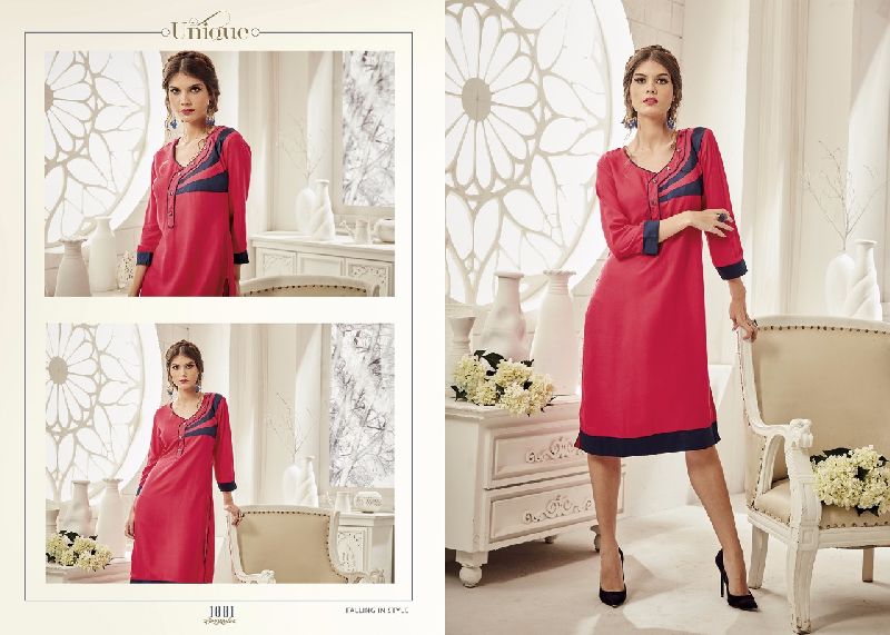 yazoo fashion ruhi reyon kurtis