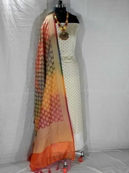 banarasi silk suits with banarasi dupatta