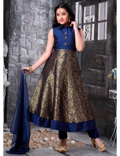 anarkali dress for kids