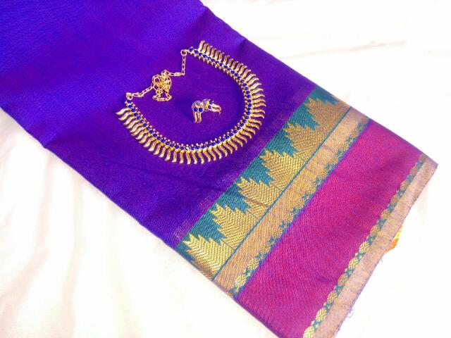 double shaded cotton silk sarees