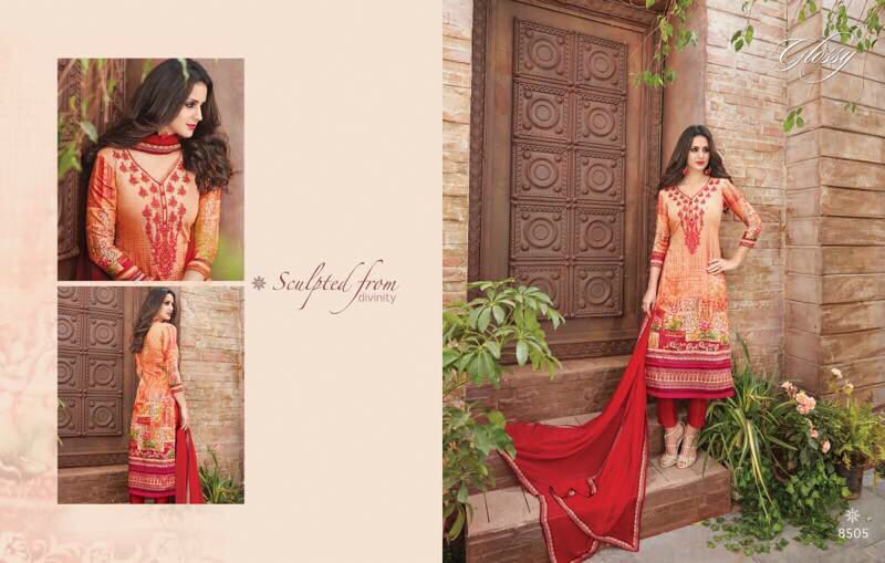 glossy belleza silk suits