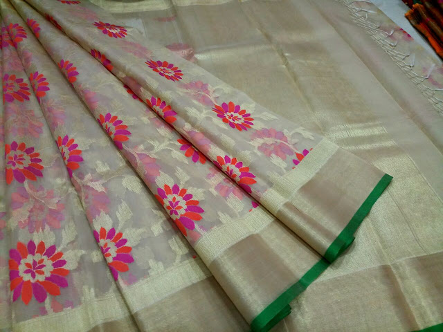 handloom banarasi kora silk sarees