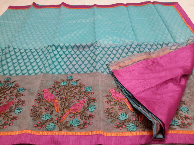 kota embroidered sarees