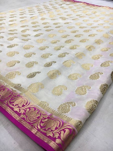 raw silk sarees with butta work