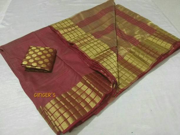 tussar silk sarees with box borders